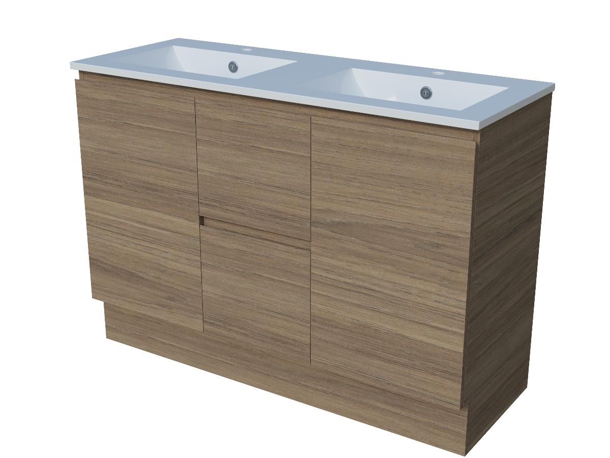NEVADA VANITY 1200MM DOUBLE BOWL ALPHA T