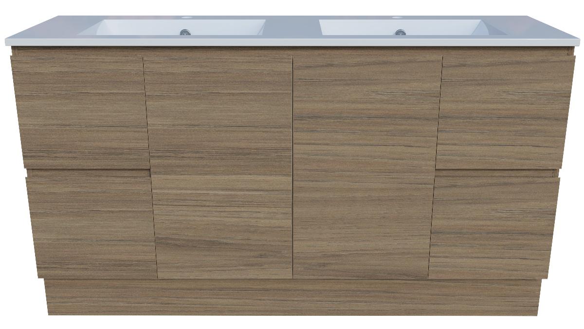 NEVADA VANITY 1500MM DOUBLE BOWL ALPHA T