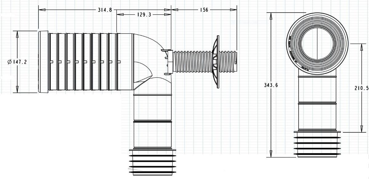 90 ADJUSTABLE PAN BEND