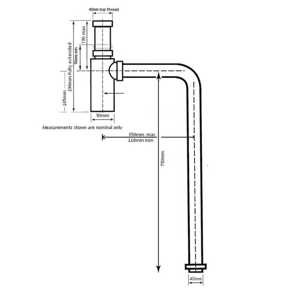 DELUXE ADJUSTABLE BOTTLE S TRAP BB