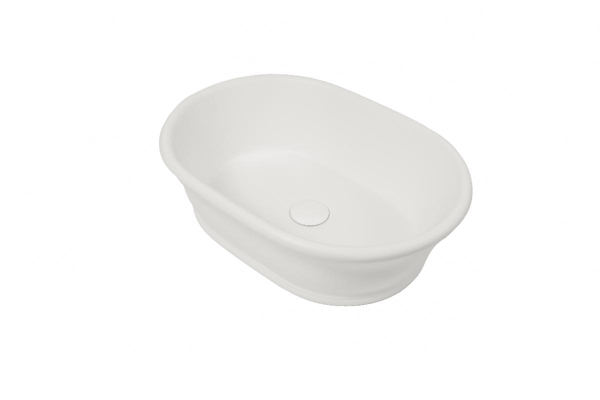 CAMBRIDGE 54X39 TITANCAST BASIN SAT SWHT