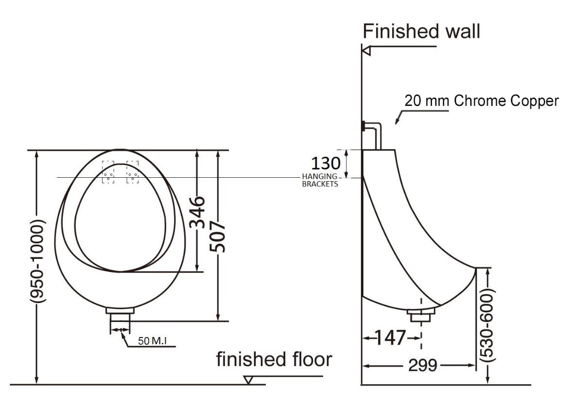 LEON CERAMIC URINAL