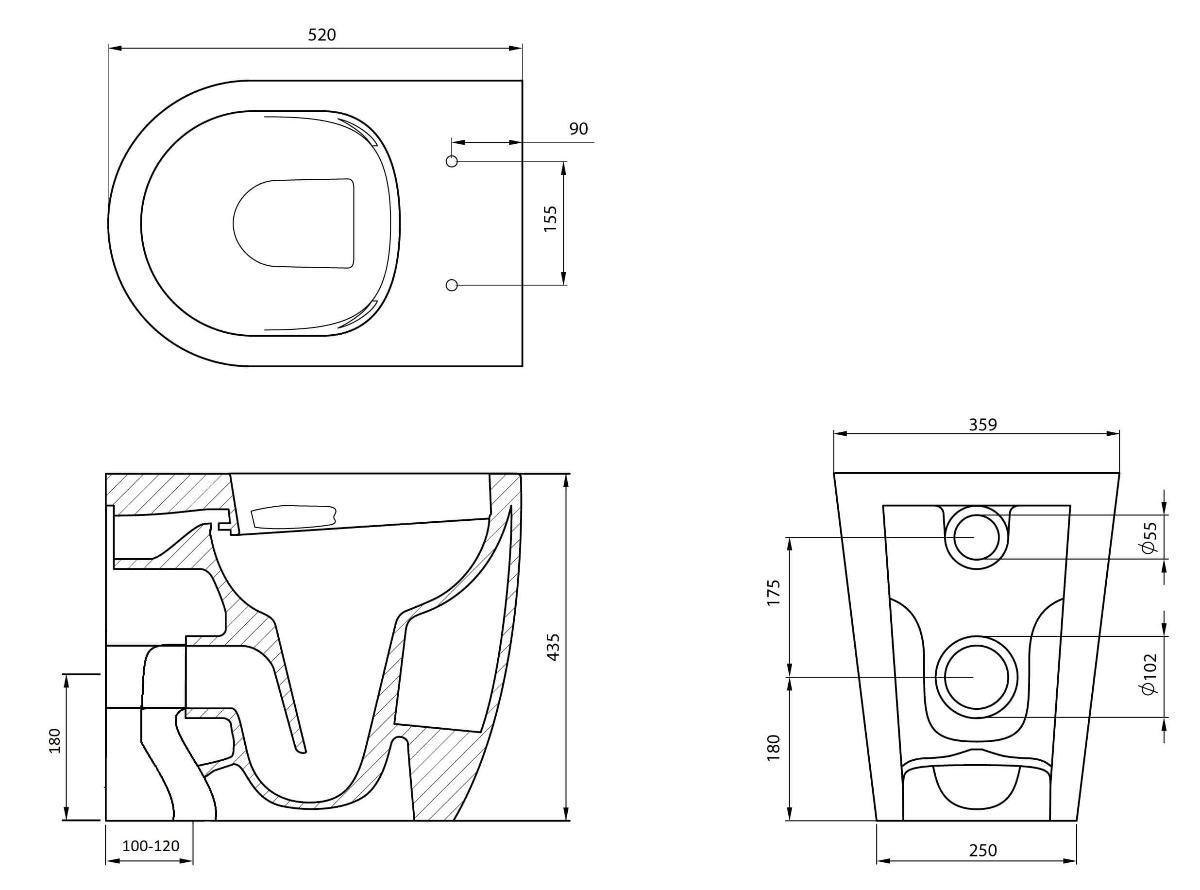 NARVA RL FL PAN THICK SEAT & PAN BEND