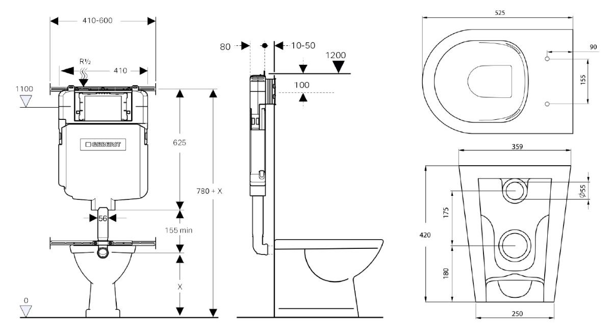 NARVA RL FL PAN THICK SEAT I/W CIST