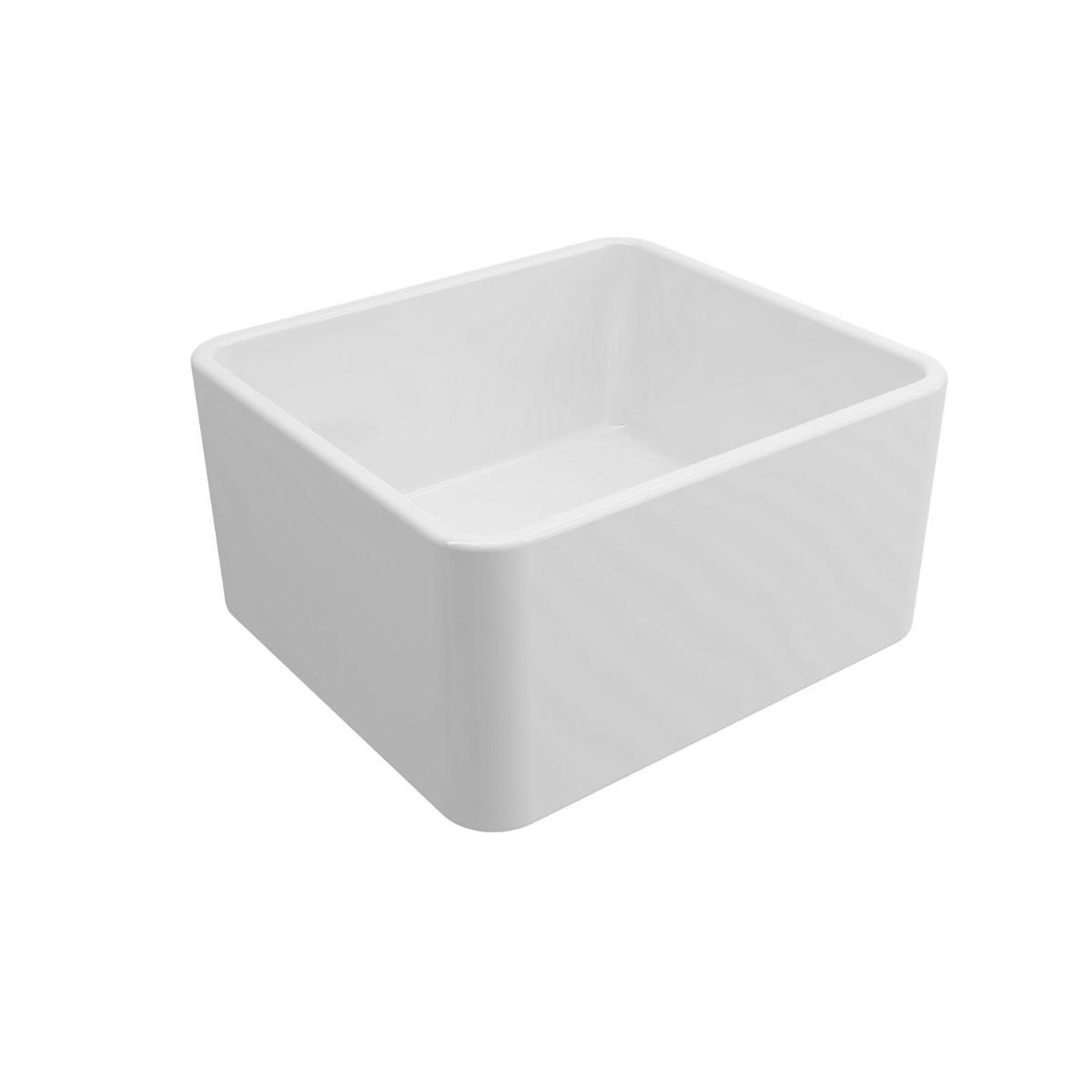 NOVI 50X46 FIRECLAY BUTLER SINK GL WHT