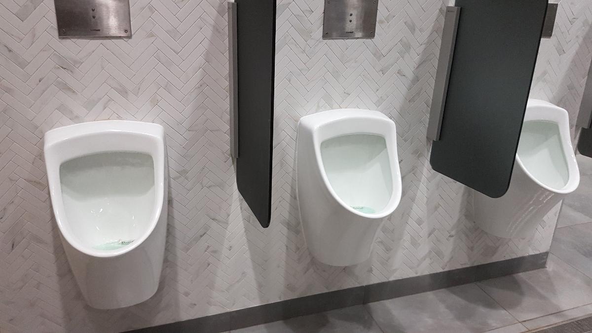 TEIDE CERAMIC URINAL BACK INLET