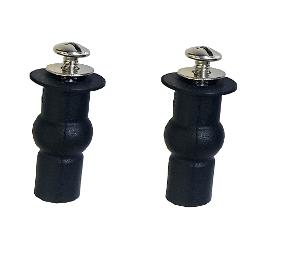 PAIR OF SEAT FIXING BOLTS ONLY RUBBER EX