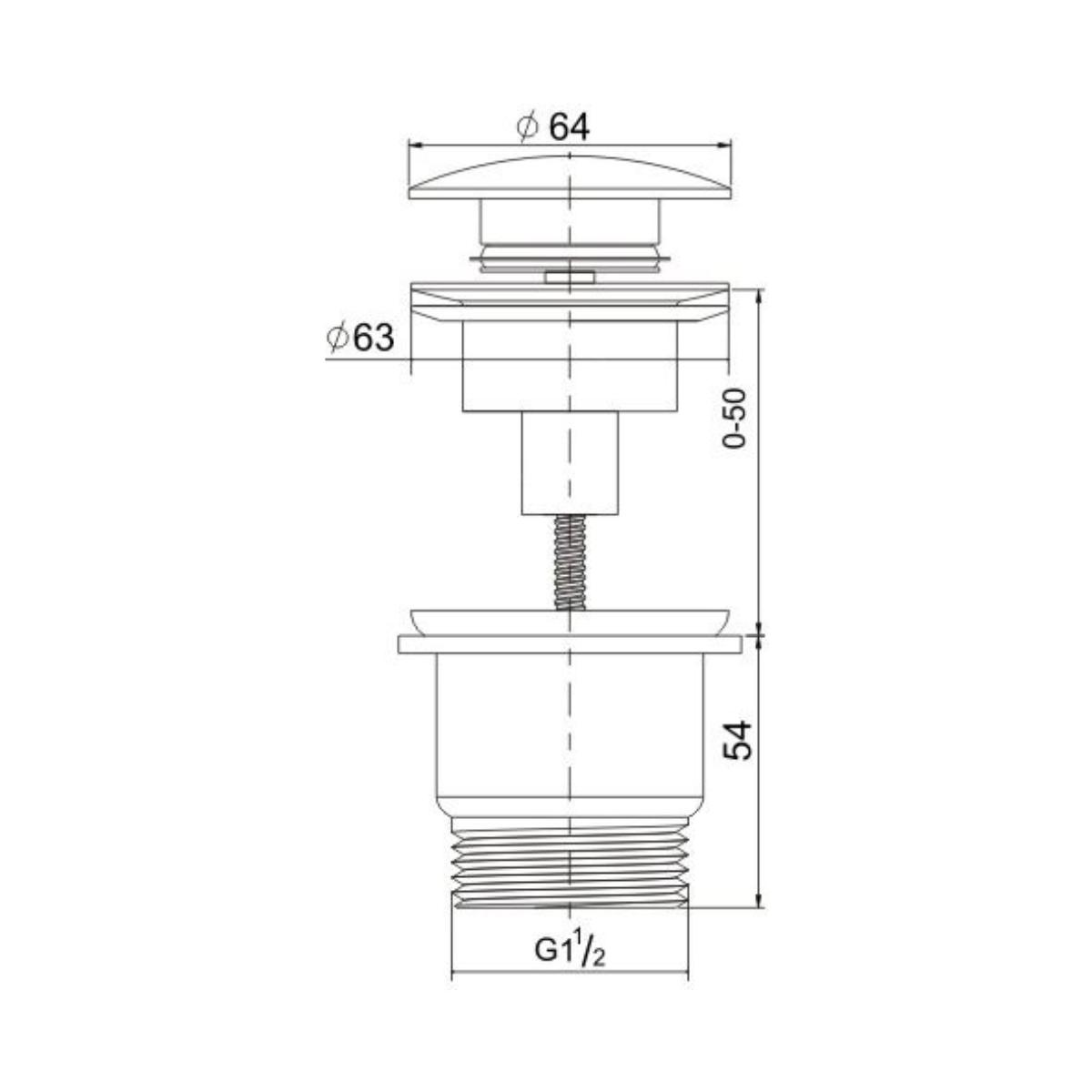 UNIVERSAL 3240MM M/ROOM PU WASTE BB