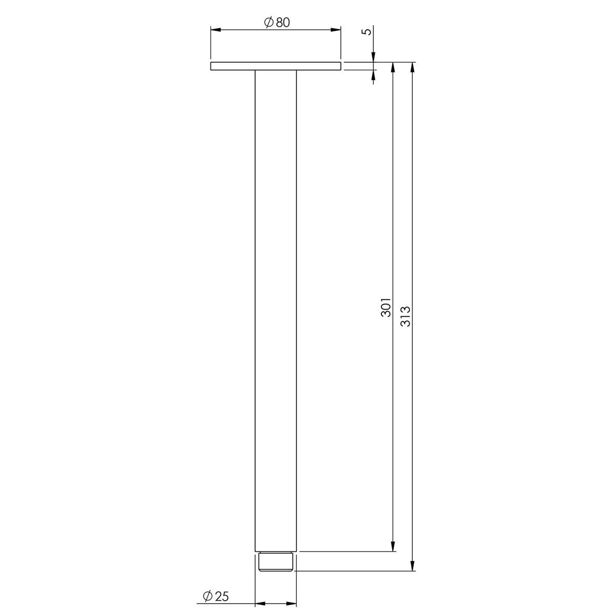 VIVID CEILING ARM 300MM MW