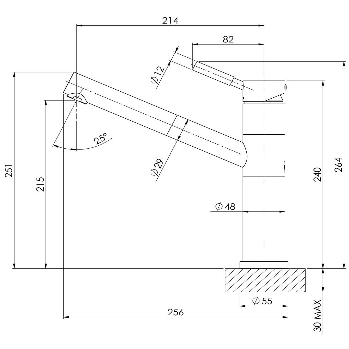 VIVID PREMIUM PULL OUT SINK MIXER CP