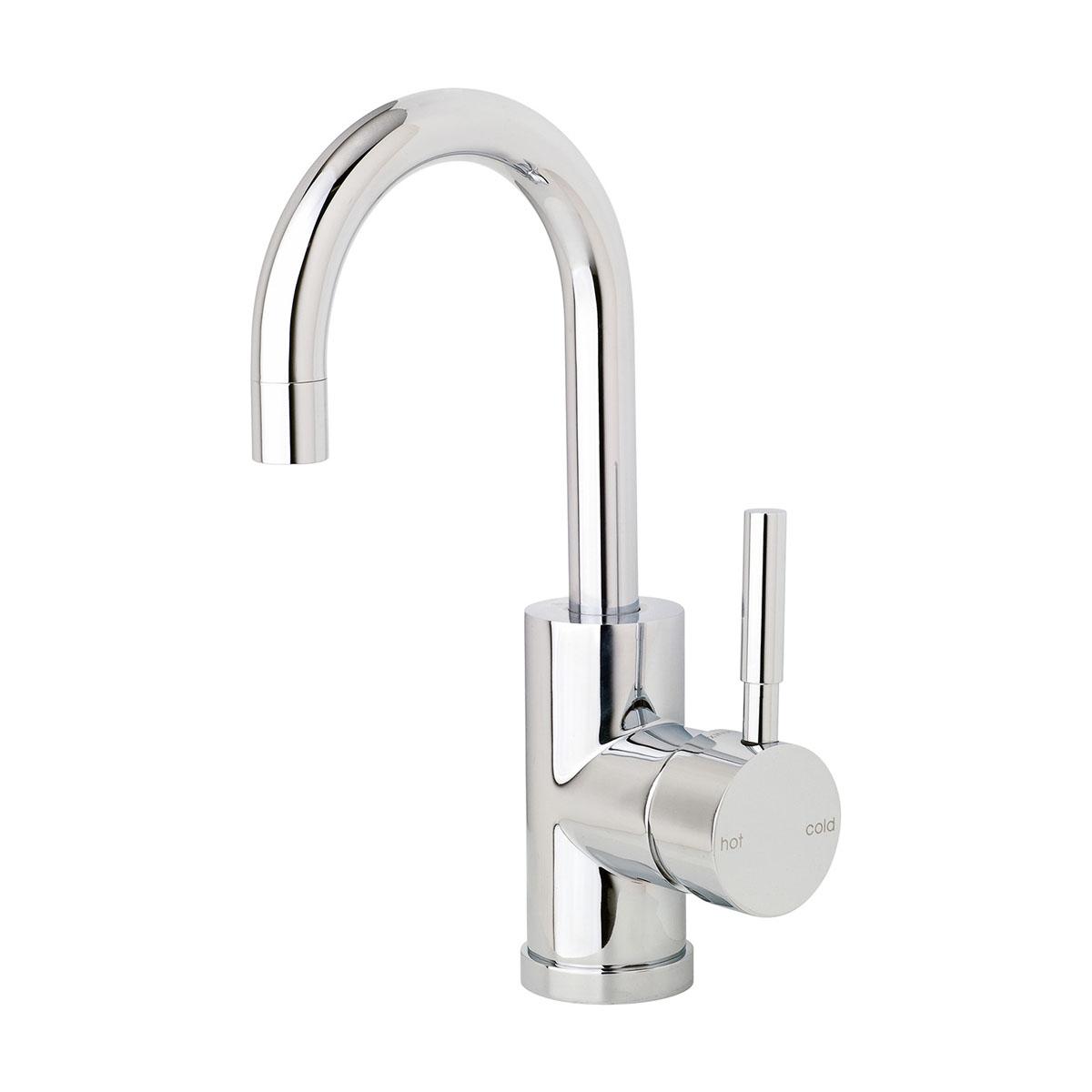 VIVID BASIN MIXER 120MM G/NECK CP