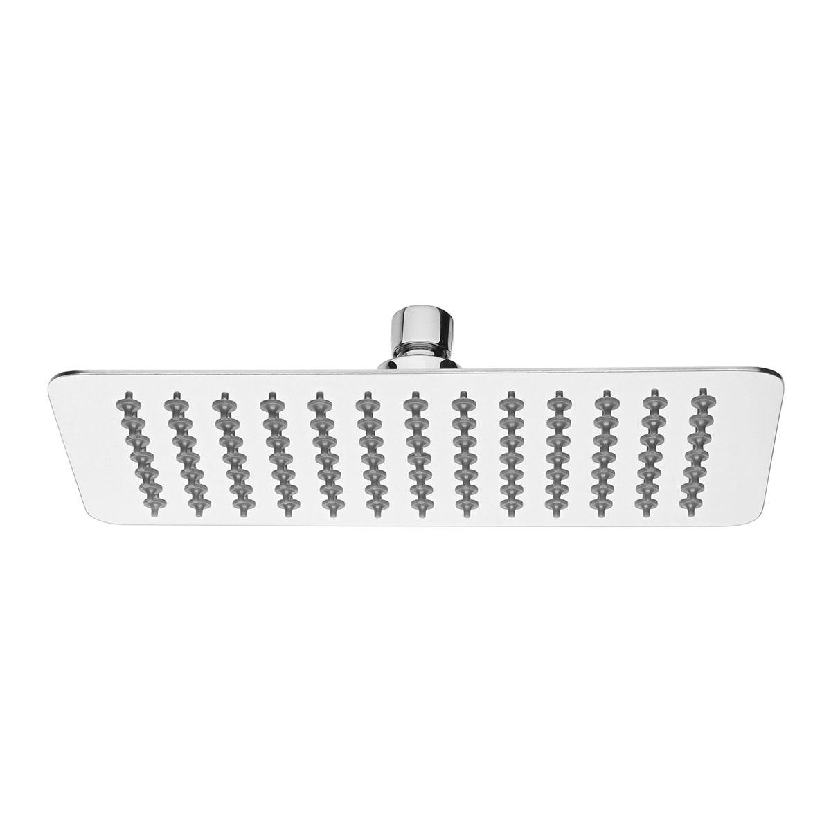 VIVID SLIMLINE SHOWER ROSE 250X150MM