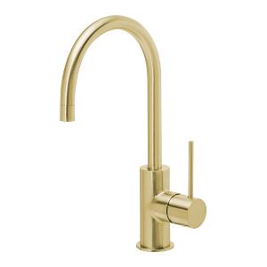 VIVID SLIMLINE SINK MIXER 160 G/NECK BG