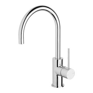 VIVID SLIMLINE SINK MIXER 160 G/NECK CP