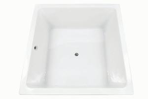 VENICE 1400 ISLAND SQUARE BATH WHITE VENICE 1400 ISLAND SQUARE BATH WHITE