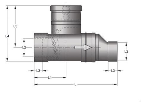 REFLUX VALVE IPLEX PVC 100MM