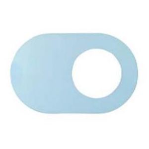COVER PLATE PVC OVAL 50MM