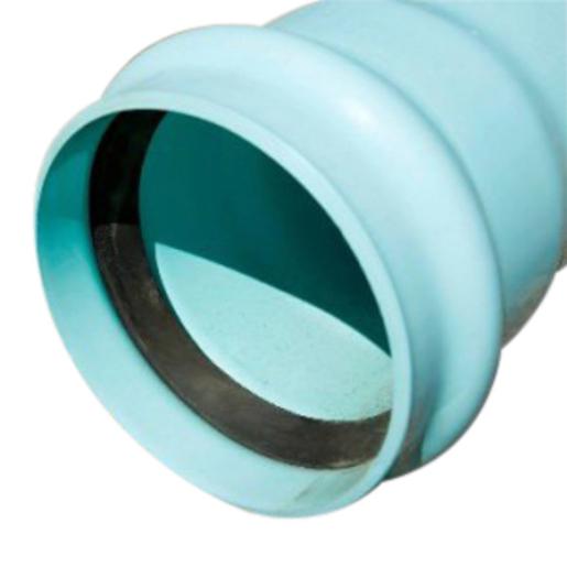 PIPE PVC BLUE RRJ MPVC CL16 100MM X 6MT