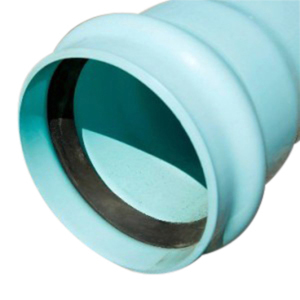 PIPE PVC BLUE RRJ CL18 100MM X 6MT