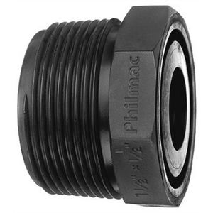 BUSH POLY THR BSP 1 1/2IN X 1/2IN