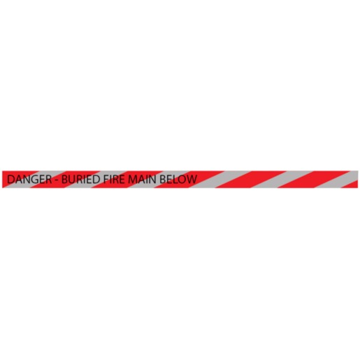 PIPEMARKER TAPE DETECT FIRE 100X100