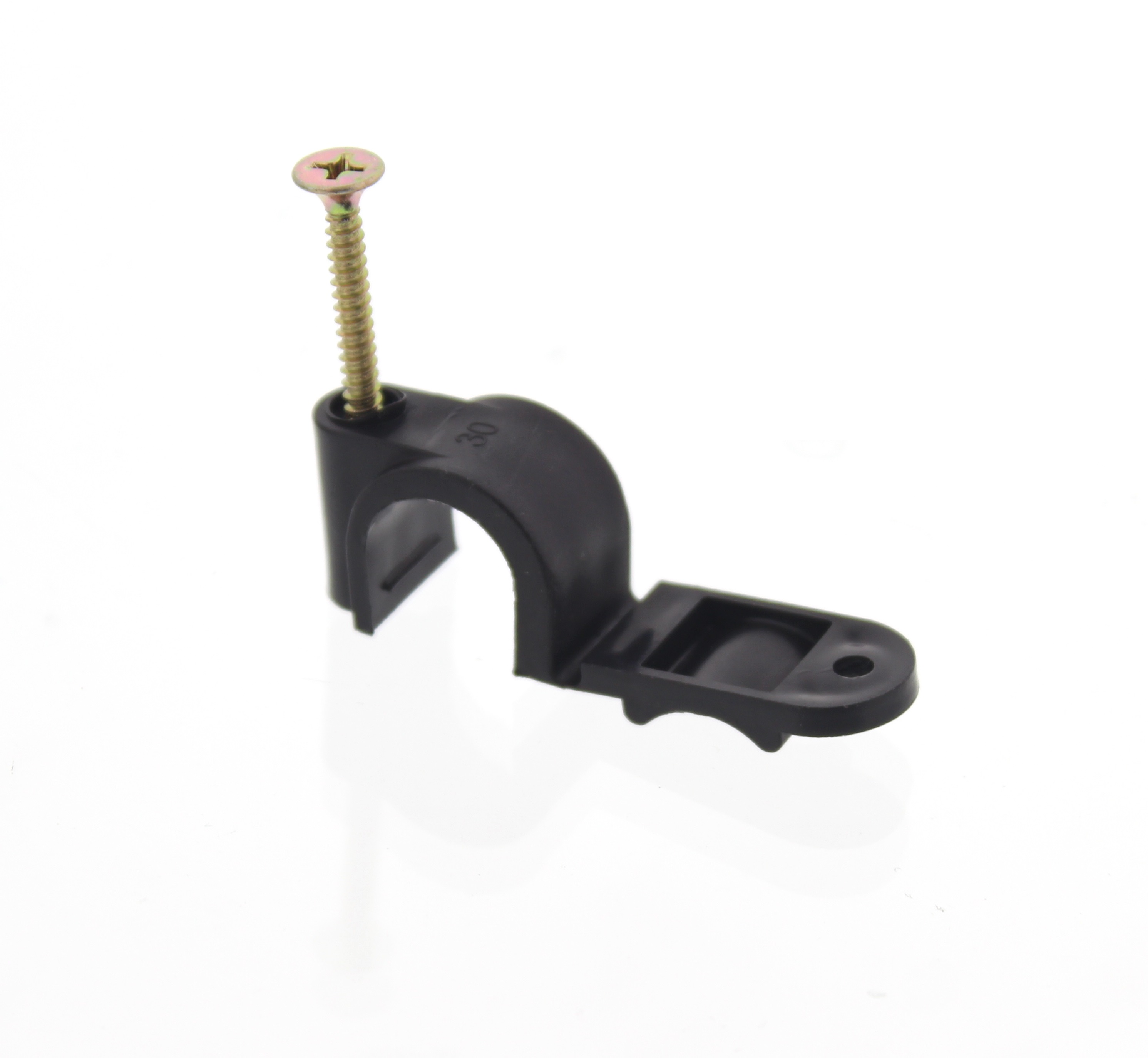 QUICK CLIP BLACK PEX M-TEK SCR 20MM