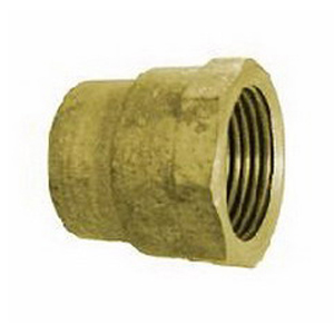 SOCKET HEX RED BRASS 25MM X 20MM