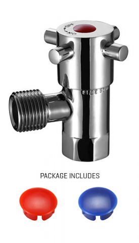 MINI CISTERN COCK 1/4-T CP CAPSTAN