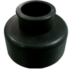 PAN RUBBER STD 50MM BLACK