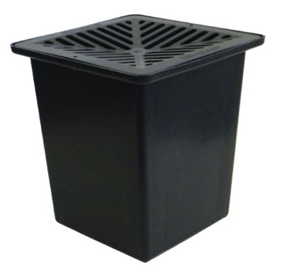 RAINWATER PIT WITH PLASTIC GRATE