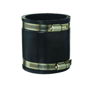 RUBBER COUPLING BLACK 80MM PVC