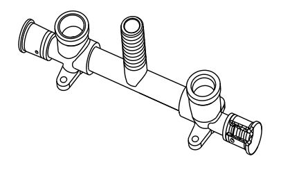 ASSY FORZA CRIMP BTH/LAUND STR 300MM