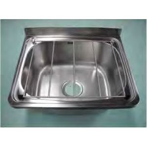 CLEANERS SINK W-GRATE & BRACKETS S/S
