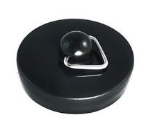 40MM BLACK BATH/BASIN PLUG