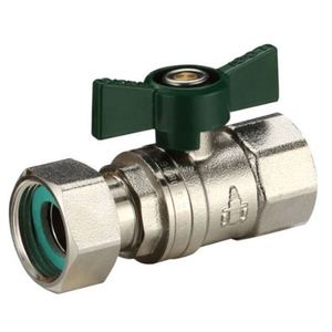 BALL VALVE SWIVEL NUT WATER FI 15MM