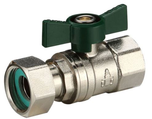 BALL VALVE SWIVEL NUT WATER FI 15MM