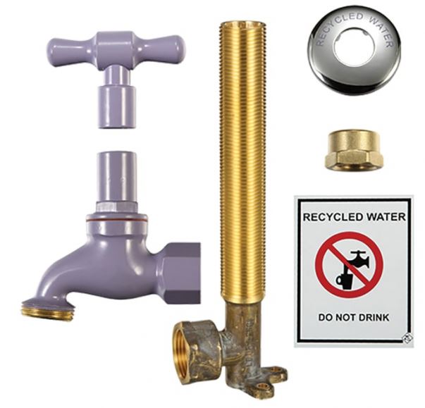RECYCLE TAP KIT THREADED LILAC