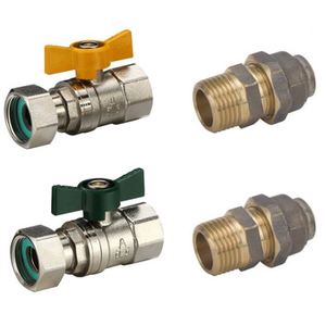 BALL VALVE KIT SW NUT 20 GAS 15 WATER