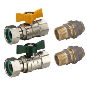 BALL VALVE KIT SW NUT FLARED 20MI X 20FL