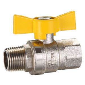 BALL VALVE BRS M&F AGA 15MM