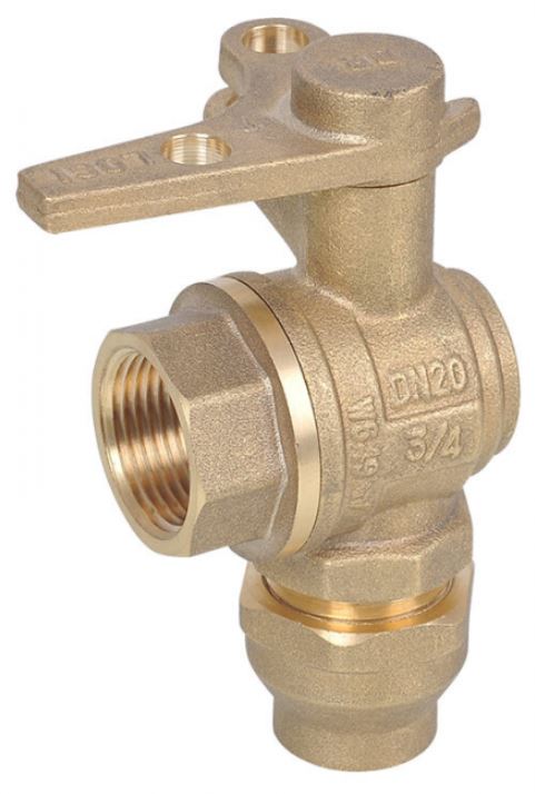 BALL VALVE WM R/A M/STOP 20MM FI X COMP