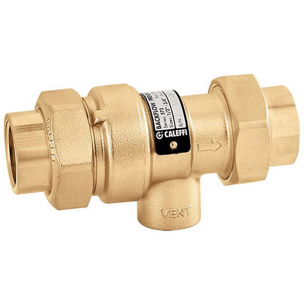 VENTED DUAL CHECK VALVE TST CALEFFI 20MM