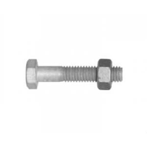 BOLT & NUT M16X100MM GAL (EA)