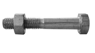 BOLT & NUT M16X65MM GAL (EA)