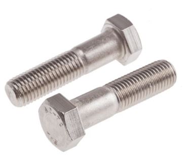 BOLT ONLY HEX M20X75MM 316 S/S (EA)