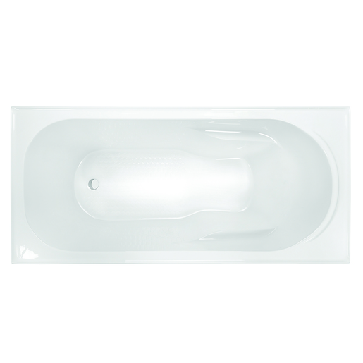 MODENA 1650 INSET SHOWER BATH WHITE