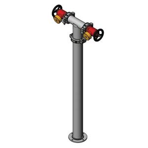 DUAL PILLAR HYDRANT COMPLETE 1600MM