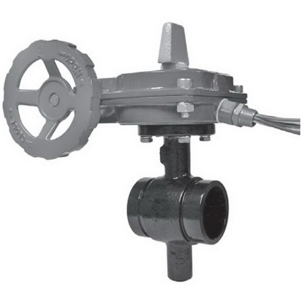 B/FLY VALVE R/G MONITORED 150MM