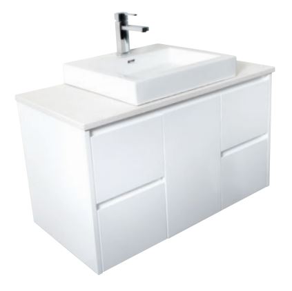 900 CALCO WALL HUNG VANITY C/W ETRO POLY