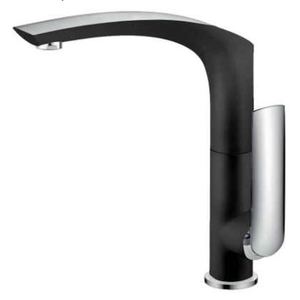 CELINE SINK MIXER BLACK & CHROME